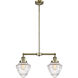 Franklin Restoration Bullet LED 24 inch Antique Brass Island Light Ceiling Light