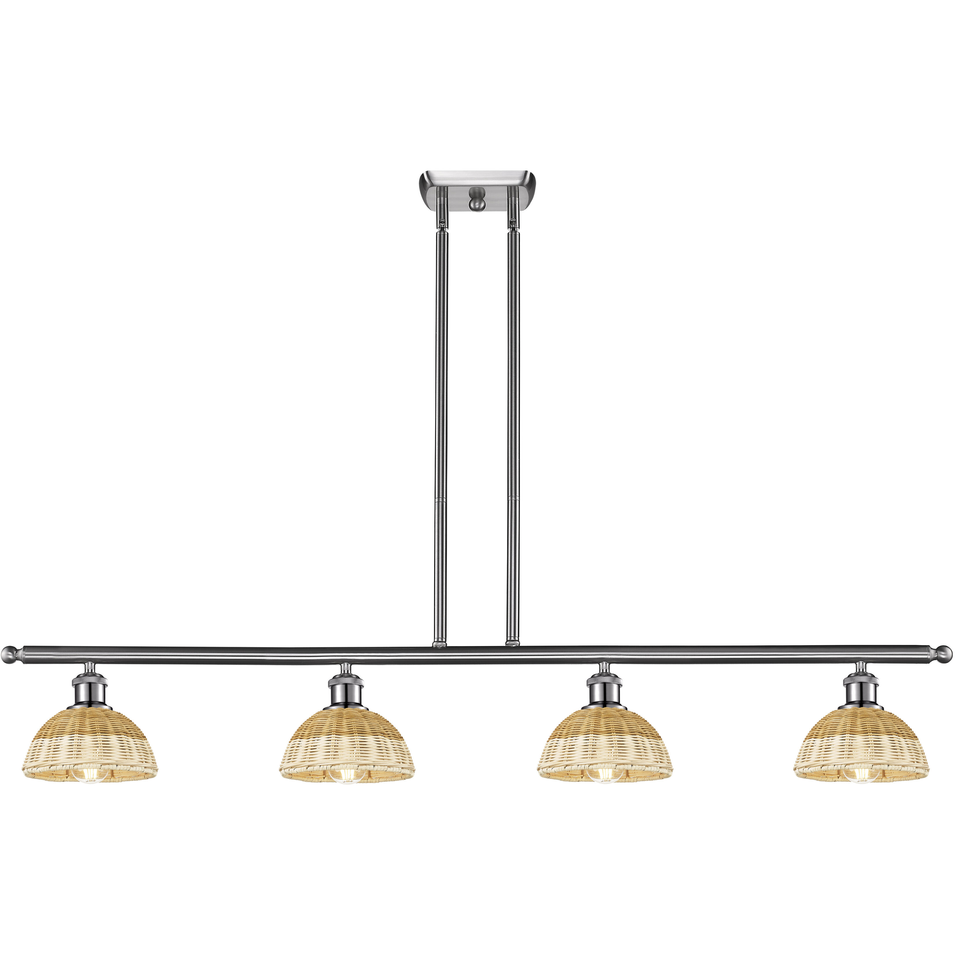 Ballston Bristol Natural II 4 Light 48.00 inch Island Light