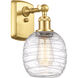 Ballston Belfast 1 Light 6 inch Satin Gold Sconce Wall Light