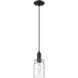 Arcadia Candor 1 Light 4.88 inch Matte Black Mini Pendant Ceiling Light