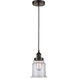 Edison Canton LED 6 inch Oil Rubbed Bronze Mini Pendant Ceiling Light