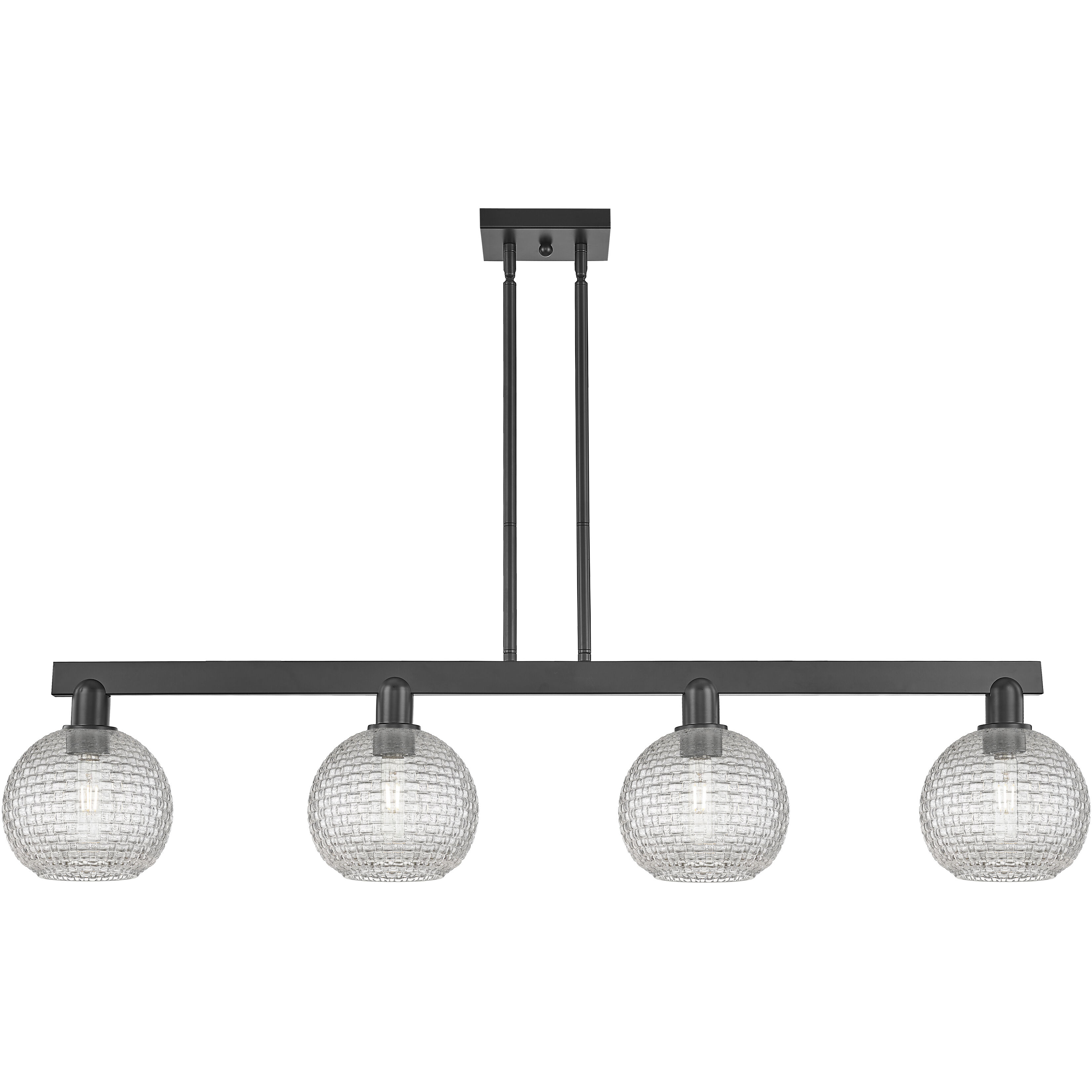 Arcadia Athens Island Light Ceiling Light in Matte Black