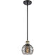 Ballston Rochester 1 Light 5.88 inch Black Antique Brass Stem Hung Mini Pendant Ceiling Light