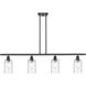 Ballston Candor LED 48 inch Matte Black Island Light Ceiling Light, Ballston