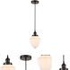 Edison Bullet 1 Light 8 inch Oil Rubbed Bronze Mini Pendant Ceiling Light