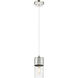Downtown Urban Bolivar 1 Light 4.75 inch Polished Nickel Pendant Ceiling Light in Seedy