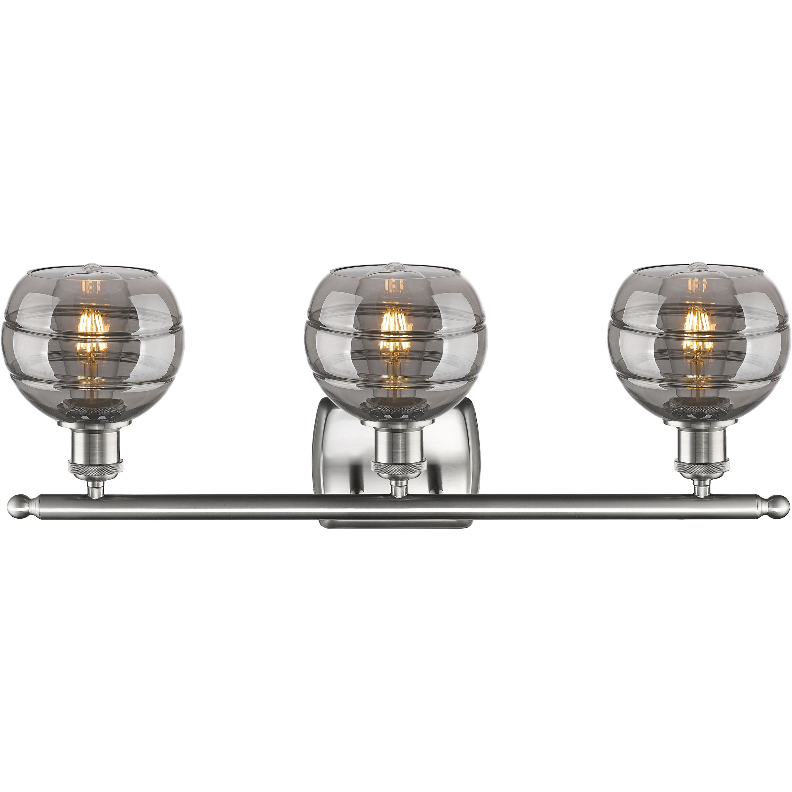 Ballston Rochester 3 Light 25.88 inch Brushed Satin Nickel Bath Vanity Light Wall Light