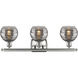 Ballston Rochester 3 Light 25.88 inch Brushed Satin Nickel Bath Vanity Light Wall Light