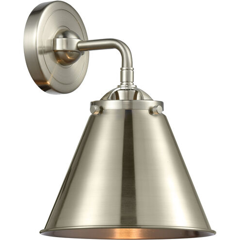 Nouveau Appalachian 1 Light 8 inch Brushed Satin Nickel Sconce Wall Light, Nouveau