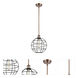 Lake Placid 1 Light 10 inch Antique Copper Pendant Ceiling Light