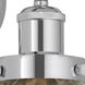 Chatham 1 Light 6.5 inch Polished Chrome Sconce Wall Light