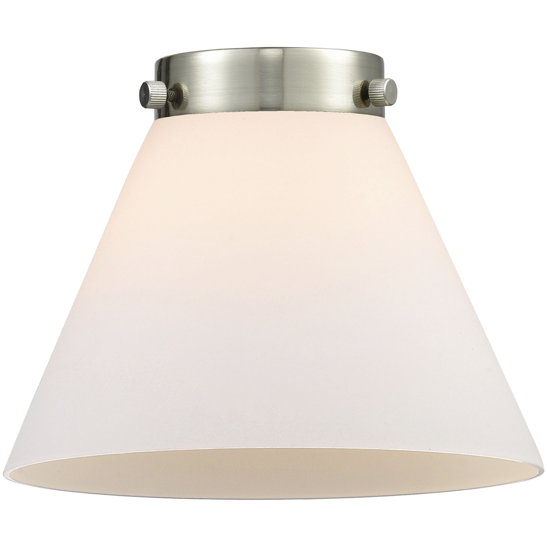 Franklin Restoration Cone 1 Light 8 inch Antique Brass Mini Pendant Ceiling Light in Incandescent, Matte White, Franklin Restoration