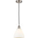 Edison Dome 1 Light 8 inch Brushed Satin Nickel Mini Pendant Ceiling Light