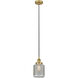 Edison Stanton 1 Light 6 inch Brushed Brass Mini Pendant Ceiling Light