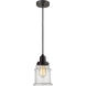 Winchester Canton 1 Light 8 inch Oil Rubbed Bronze Mini Pendant Ceiling Light in Black, Winchester