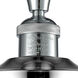 Franklin Restoration Large Oxford 1 Light 12 inch Polished Chrome Semi-Flush Mount Ceiling Light, Franklin Restoration