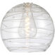 Ballston Deco Swirl Glass