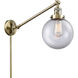 Large Beacon 21 inch 60.00 watt Antique Brass Swing Arm Wall Light, Franklin Restoration