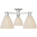 Natural Ballston Dome 3 Light 25.00 inch Semi-Flush Mount