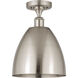 Edison Metal Bristol 1 Light 9.00 inch Semi-Flush Mount