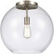 Ballston Athens LED 15.75 inch Satin Gold Statement Pendant Ceiling Light in Clear
