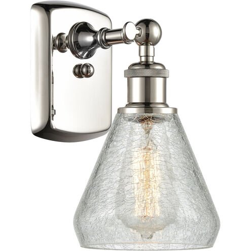 Ballston Conesus 1 Light 6 inch Polished Nickel Sconce Wall Light, Ballston