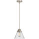 Nouveau 2 Cone 1 Light 7.75 inch Mini Pendant