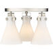 Newton Cone 3 Light 19.63 inch Flush Mount