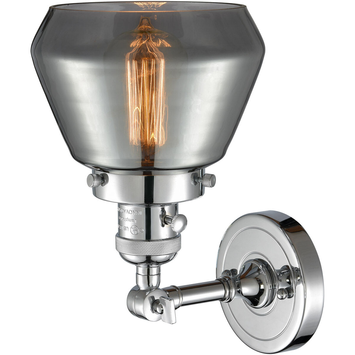 Franklin Restoration Fulton LED 7 inch Polished Chrome Sconce Wall Light, Franklin Restoration