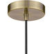 Edison Dome 1 Light 8 inch Antique Brass Mini Pendant Ceiling Light