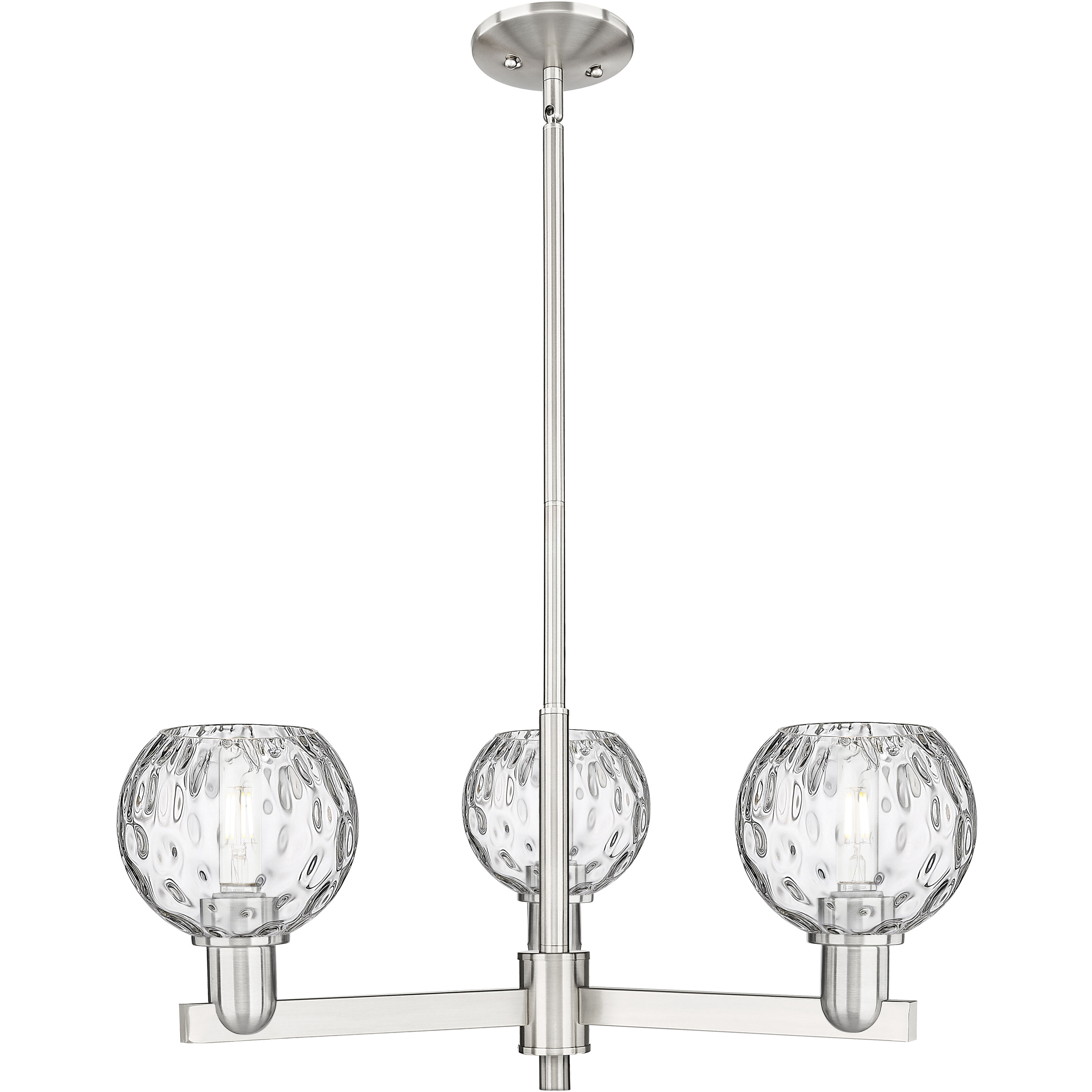 Arcadia Athens Water Glass 3 Light 27.75 inch Chandelier