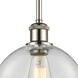 Ballston Athens LED 8 inch Polished Nickel Pendant Ceiling Light, Ballston