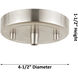 Franklin Restoration Bellmont LED 6.25 inch Antique Copper Mini Pendant Ceiling Light in Clear Glass
