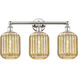Edison Preston 3 Light 24.75 inch Polished Nickel Bath Vanity Light Wall Light in Mercury