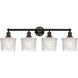 Edison Niagra 4 Light 34 inch Oil Rubbed Bronze Bath Vanity Light Wall Light