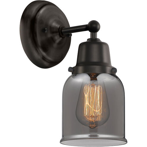 Aditi Small Bell 1 Light 5 inch Matte Black Sconce Wall Light, Aditi