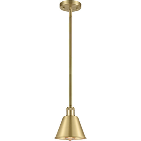 Ballston Smithfield LED 7 inch Satin Gold Pendant Ceiling Light, Ballston