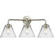 Nouveau Large Cone 3 Light 25.75 inch Bathroom Vanity Light