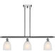 Ballston Brookfield LED 36 inch Polished Chrome Island Light Ceiling Light in White Glass, Ballston