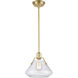 Luna LED 10.63 inch Satin Brass Mini Pendant Ceiling Light