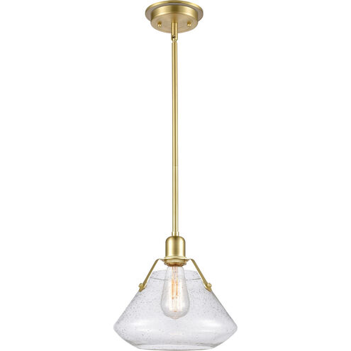 Luna LED 10.63 inch Satin Brass Mini Pendant Ceiling Light