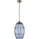 Ballston Vaz 1 Light 10 inch Antique Copper Stem Hung Mini Pendant Ceiling Light