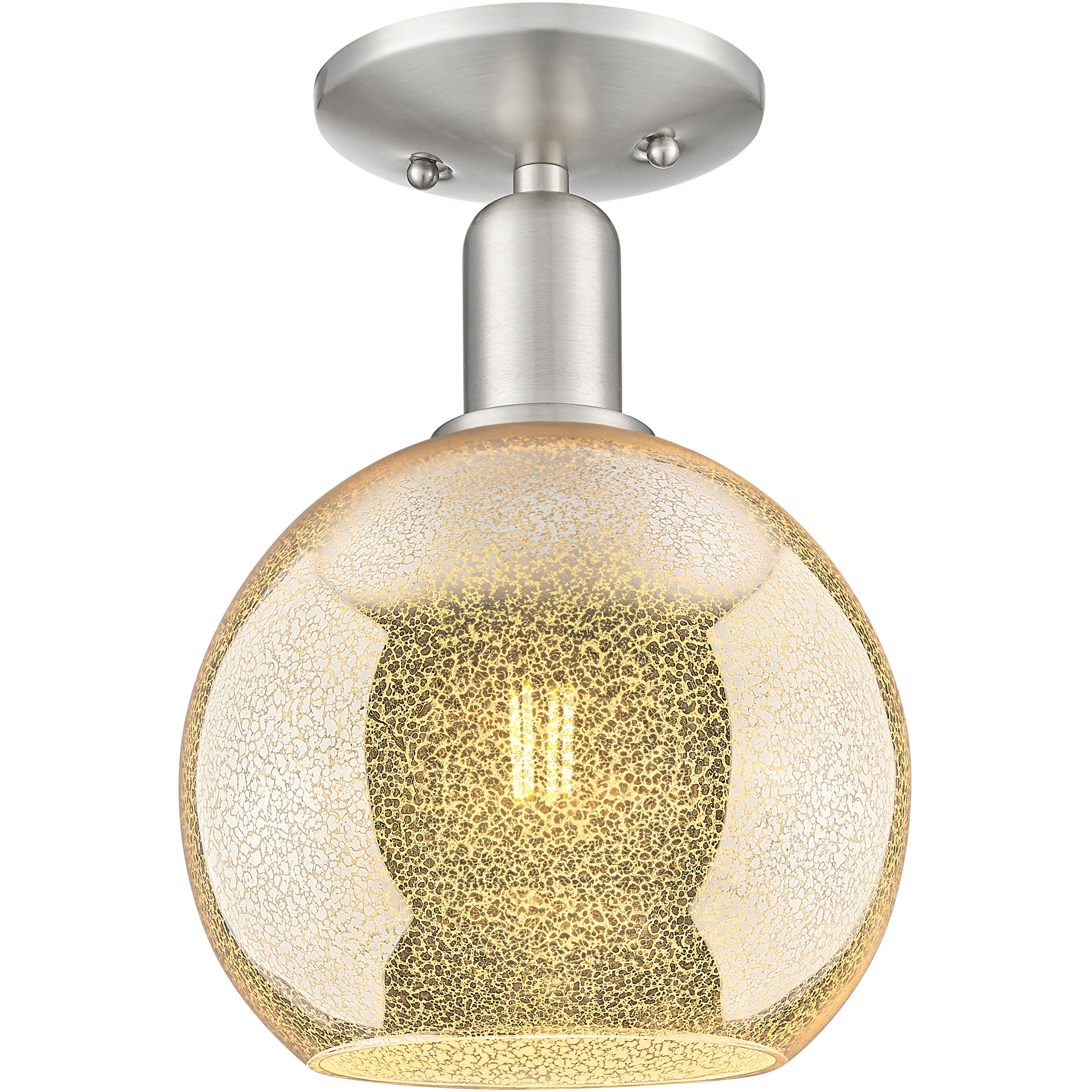 Arcadia Athens 1 Light 8.00 inch Semi-Flush Mount