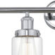 Dover 4 Light 33.5 inch Polished Chrome Bath Vanity Light Wall Light