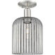Downtown Urban Bridal Veil 1 Light 8.00 inch Semi-Flush Mount