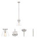 Newton Newton Cone 1 Light 8 inch Brushed Satin Nickel Mini Pendant Ceiling Light