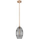 Edison Vaz 1 Light 8 inch Antique Copper Stem Hung Mini Pendant Ceiling Light