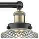 Stanton 3 Light 24 inch Black Antique Brass Bath Vanity Light Wall Light