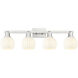 Arcadia White Venetian 4 Light 33.00 inch Bathroom Vanity Light