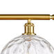 Ballston Athens Water Glass LED 36.5 inch Satin Gold Island Light Ceiling Light